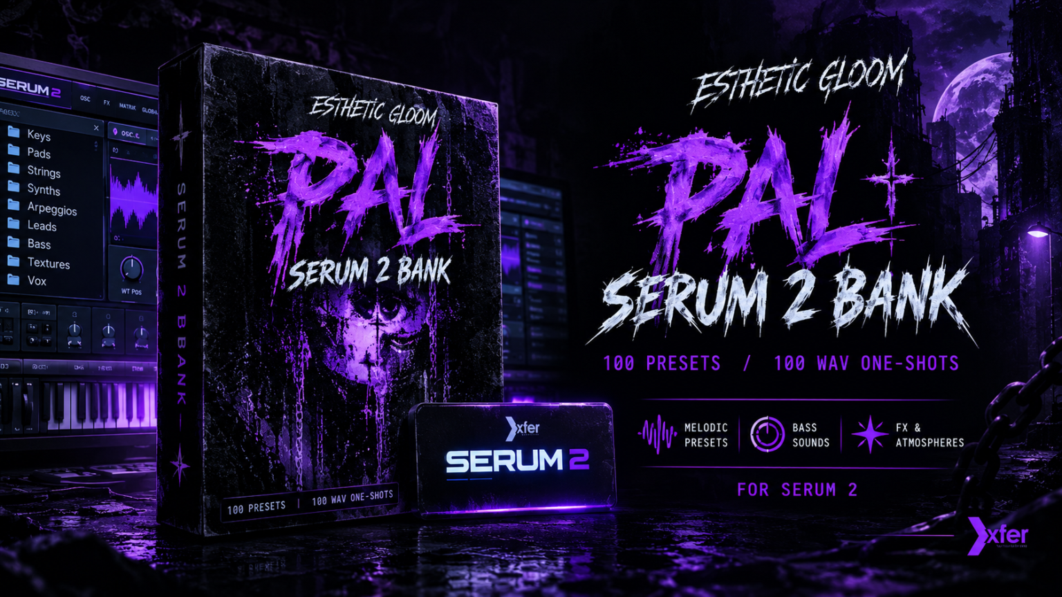 ESTHETIC GLOOM – PAL SERUM 2 BANK | Kits4Beats Purple Gloom Serum 2 Preset Bank